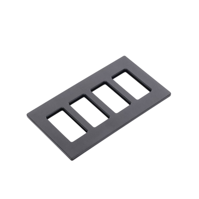 Placa de pared Lutron Electronics SC4MN, cantidad de espacios 4