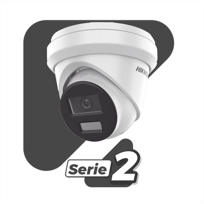 Cámara IP turret Hikvision DS-2CD2363G2-LI2U, audio micrófono integrado de doble matriz