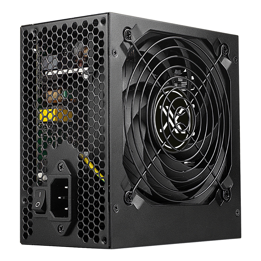 Fuente de poder Xzeal XZPS500B, formato ATX, cableado no modular, cables planos