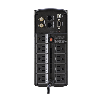 UPS CyberPower CP850AVRLCDA, topología línea interactiva con AVR