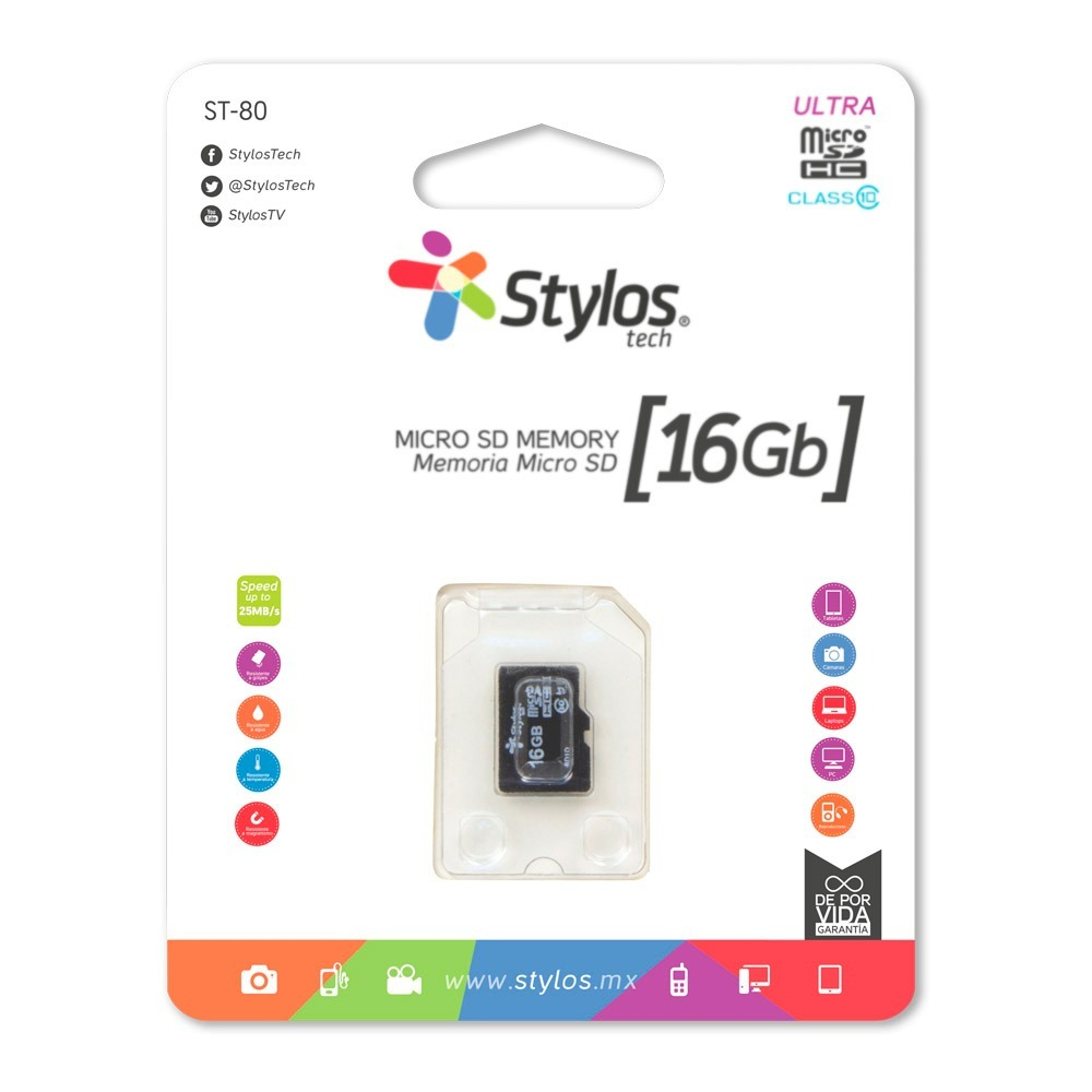 Memoria microSD Stylos STMSDS2B — imagen 2 de 2