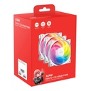 Kit 3 ventiladores XPG VENTO120ARGBPWM3C-WHCWW, velocidad 300 a 1650 RPM