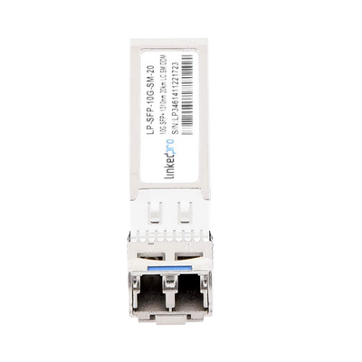 Transceptor SFP+ LinkedPro by EPCOM LP-SFP-10G-SM-20, instalación hot-pluggable