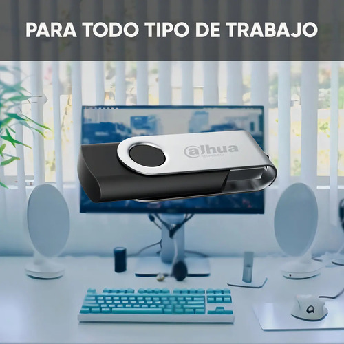 Paquete 10 Memorias USB Dahua DHI-USB-U116-20-32GB, altura 1.08 cm