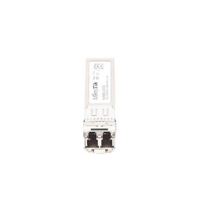 Transceptor SFP+ MikroTik S+85DLC03D, formato SFP+, conector LC dúplex
