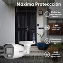Kit CCTV EPCOM B8-KIT-CV/A-PLUS3N, profundidad 16.1 cm, material externo policarbonato