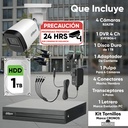 Kit CCTV Dahua B1A21N-MED-SC, potencia 2.7 W, conectividad BNC