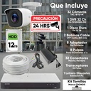 Kit CCTV HiLook by Hikvision KIT7204BM-MED-CC, lugares de montaje Pared,Techo