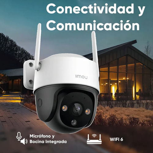 Kit cámara WiFi PT IMOU IPC-K7CN-3H1WE, profundidad 9.5 cm, material externo plástico