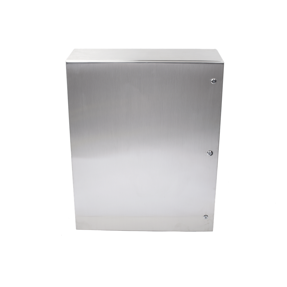 Gabinete intemperie Precision PST-8010030-INOX-B, cierre cerradura de seguridad con llave
