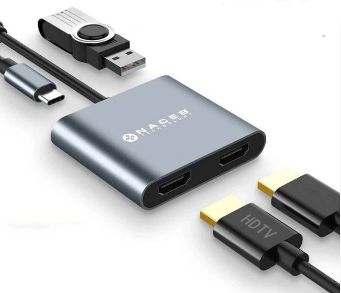 Hub USB-C Naceb NA-0148 — imagen 5 de 5