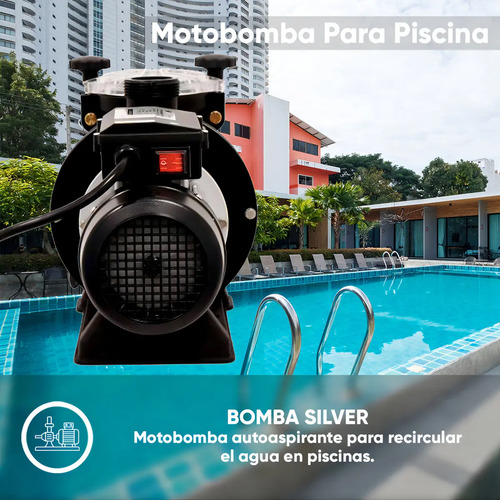 Bomba para Alberca Aqua Pak Silver 15, material polipropileno