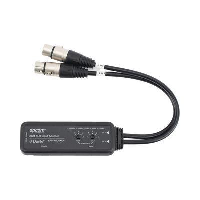 Extensor de audio Dante EPCOM ProAudio EPP-AUD2XEN, video HDMI 1.4