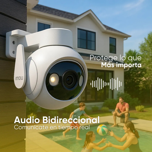 Cámara WiFi PT IMOU IPC-GS7EN-3M0WE, rango de movimiento pan 0-340°, tilt 0-90°