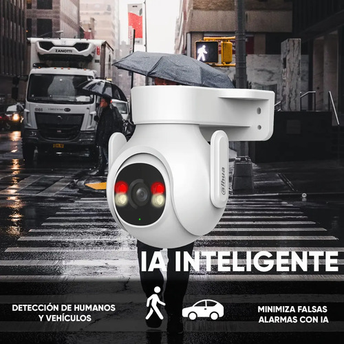 Kit Cámara WiFi PT Dahua DH-P3B-PV, profundidad 13.9 cm, material externo policarbonato