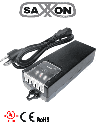 Fuente de poder Saxxon PSU1250-D4-D, salida 12V 5A / 13.8V 4.34A