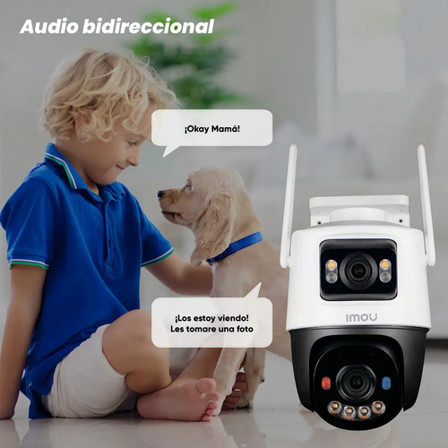 Kit Cámara WiFi PT IMOU IPC-S7XFN-8U0WED, potencia 12 W, conectividad Wi-Fi