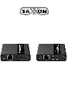 Extensor de video HDMI Saxxon LKV223P, control IR bidireccional