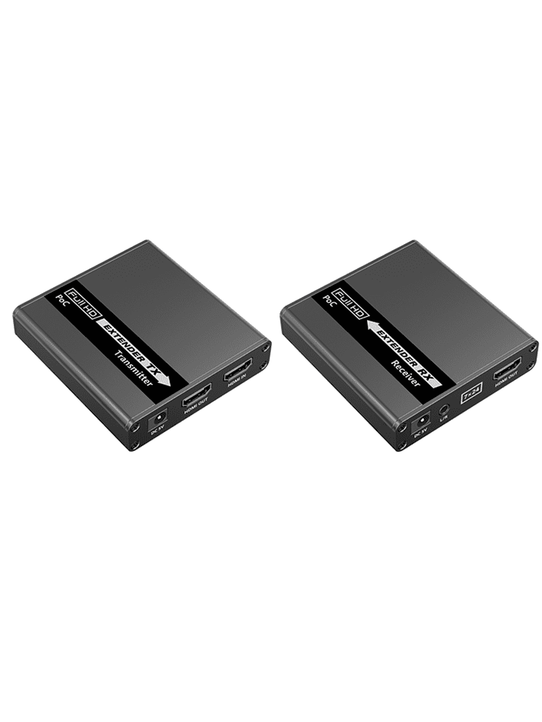 Extensor de video HDMI Saxxon LKV223P, interfaz de video HDMI con loop HDMI