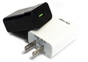 Cargador de pared USB Vorago AU-302-WH, dimensiones 30 x 30 x 52 mm