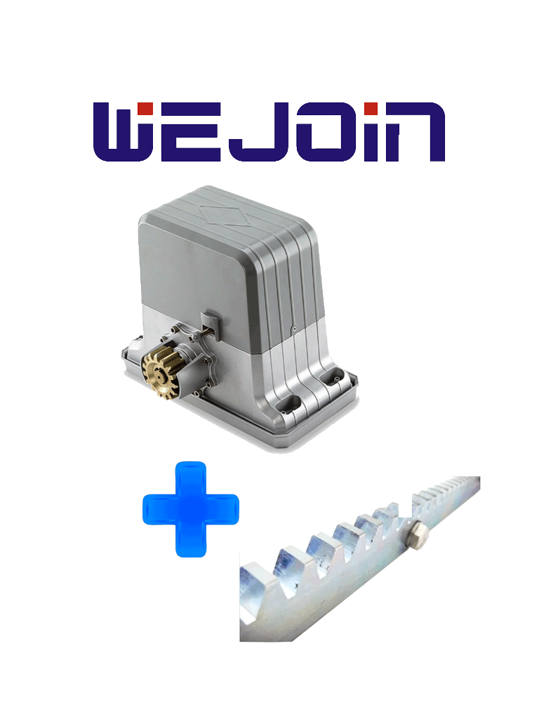 Motor portón Wejoin WJKMP202P, peso máximo 1800 kg, cremallera incluida 3 metros, modelo WJKJCT
