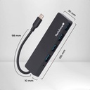 Hub USB-C TechZone TZACHB01 — imagen 4 de 4