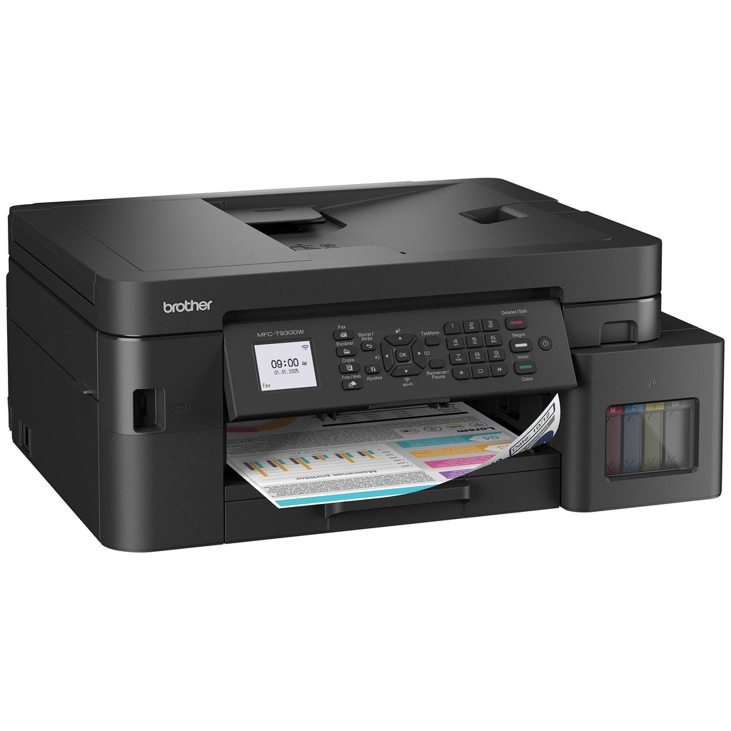 Multifuncional Brother MFCT930DW, conectividad por cable ethernet