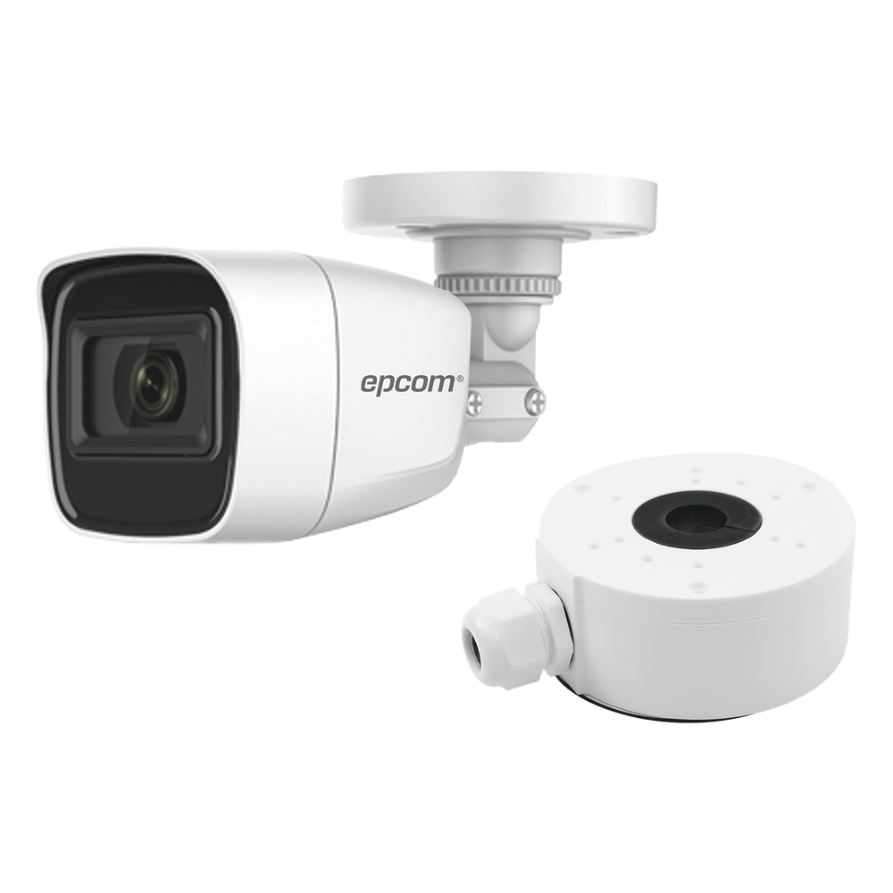 Cámara TurboHD bala EPCOM B8TURBOG2P/A/XPS, material policarbonato, dimensiones 58 x 61 x 158.6 mm