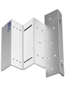 Soporte ZL YLI MBK-280ZL-W, para chapa magnética exterior, acabado anodizado con chorro de arena