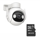 Cámara IP WiFi PT IMOU IPC-GS7EN-5M0WE, microSD 64 GB, color blanco