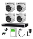 Kit CCTV EPCOM EV8004E4K-PLUS-SC+1TB, 4 Cámaras Eyeball 8MP, color blanco