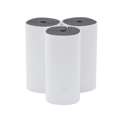 Sistema WiFi Mesh TP-Link Deco DECOE4-3PACK, tecnología MU-MIMO con Beamforming, bandas 2.4 GHz y 5 GHz