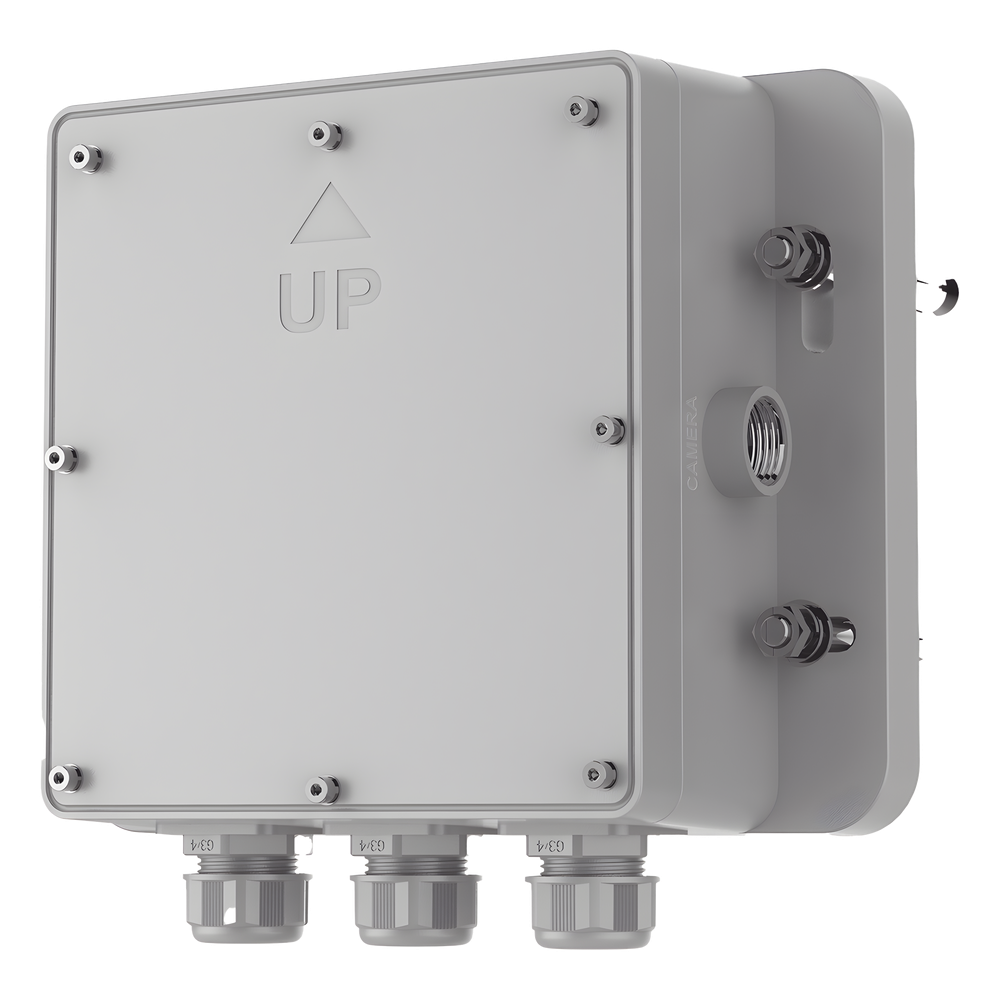 Caja de conexiones Hikvision DS-4680ZJ-GP, diseño A prueba de agua, material polímero anticorrosión