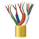 Cable control de acceso Genesis 2196-1002, color amarillo, conductor cobre