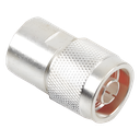 Conector N macho RF Industries RFN-1002-1S, tipo de conector N macho, cuerpo bronce plateado
