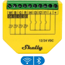 Controlador LED RGBW Shelly SHELLYPLUSRGBWPM, Plus RGBW PM 12A WiFi, dimensiones 43 x 38 x 14 mm