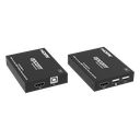 Extensor HDMI con KVM sobre IP EPCOM ProAudio EPC-E5200K, audio LPCM 2.0 canales a 48 kHz, alimentación 5 V CC / 1 A