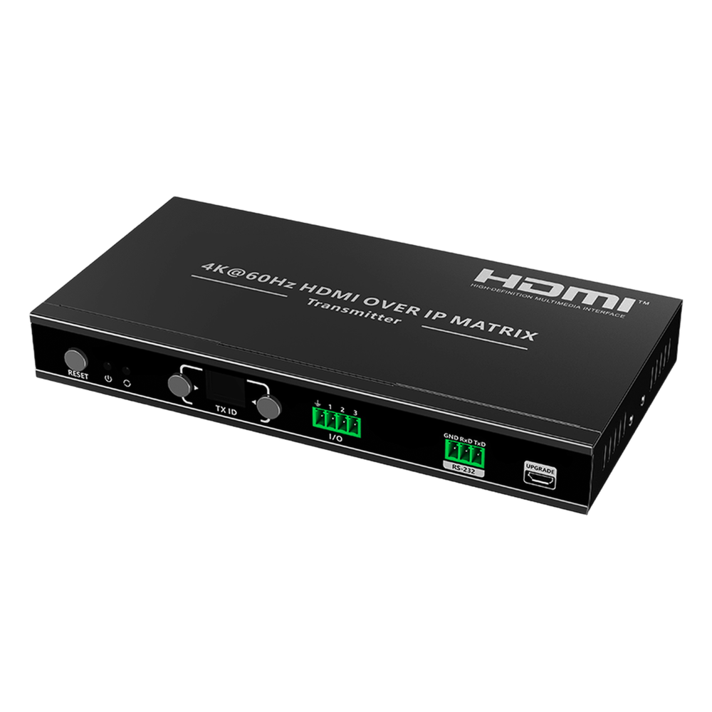 Extensor HDMI sobre IP EPCOM Titanium TTMOIPTX, dimensiones 191 x 96 x 25 mm, audio LPCM