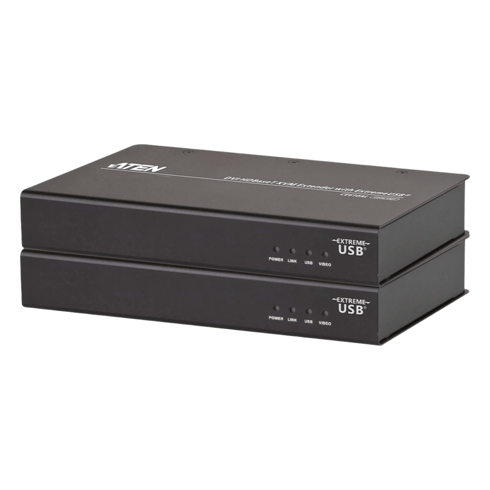 Extensor KVM Aten CE610A, DVI USB 100m HDBaseT, resolución 1920x1200 a 60Hz (a 100 m)