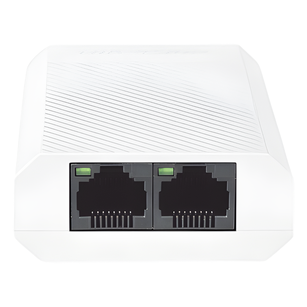 Extensor PoE+ Hikvision DS-3E0103DP-E/R, dimensiones 88.0 x 22.0 x 58.0 mm, alcance hasta 200 m con switch PoE Hikvision