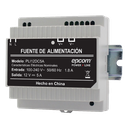 Fuente EPCOM Powerline PLI-12-DC-5A, dimensiones 97 x 87 x 54.5 mm, voltaje de salida 11.2 a 14.2 Vcc