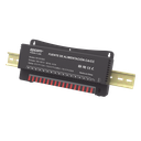 Fuente de poder EPCOM Powerline NV-1615.DC, 16 A 16 cámaras, material plástico ABS negro