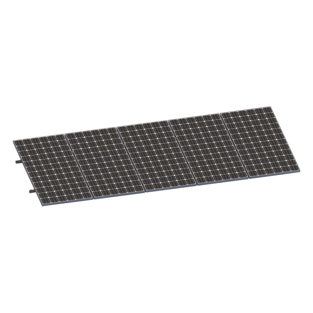 Kit montaje panel solar EPCOM Powerline VEKTORMINIKIT1X5, arreglo 1x5 (5 módulos), sujetadores finales 4 (EPL-ECN2-35R)