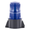 Burbuja vehicular LED azul EPCOM Industrial Signaling X62B, dimensiones 3.9 x 4.9 pulg (base x altura), protección IP66/67