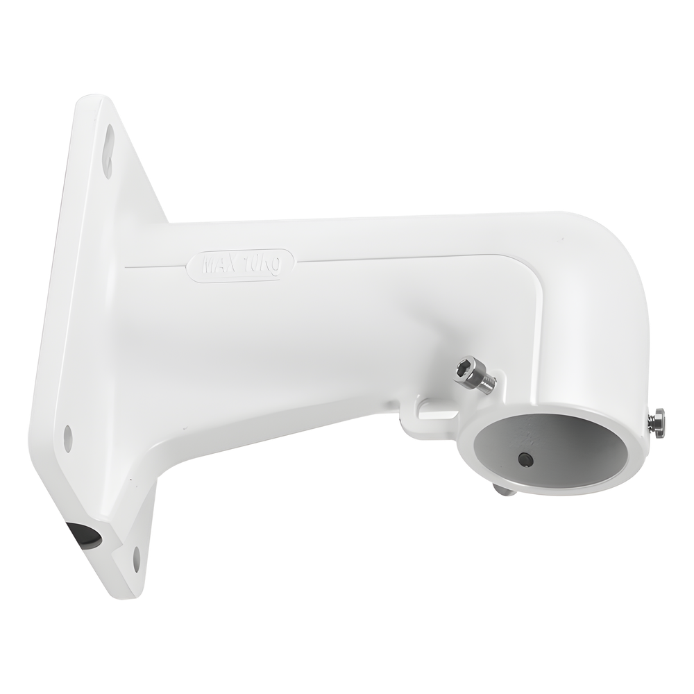 Montaje pared brazo corto Hikvision DS-1618ZJ, domo PTZ 4", color blanco
