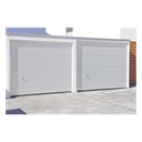 Puerta de garage AccessPRO GARAGE-108, pies aislada, color blanco