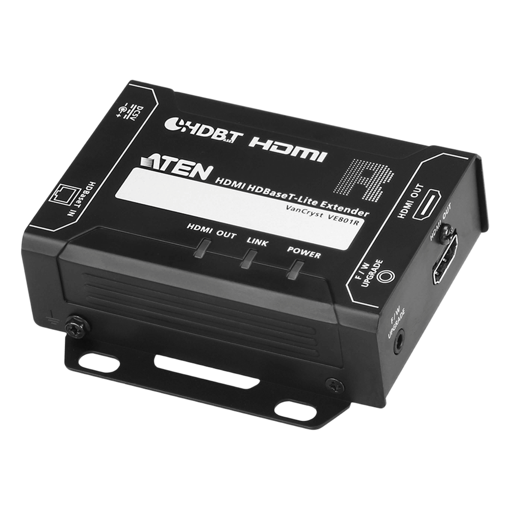 Extensor de video receptor Aten VE801R, HDBaseT-Lite 4K, alimentación 100-240 VCA, 50-60 Hz