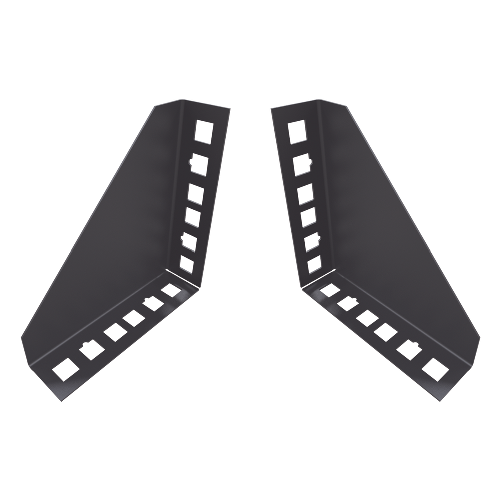 Sujetadores de pared para rack LinkedPro by EPCOM LP-RACK-ADAP, montaje placa o pared, superficie plana, capacidad hasta 2U