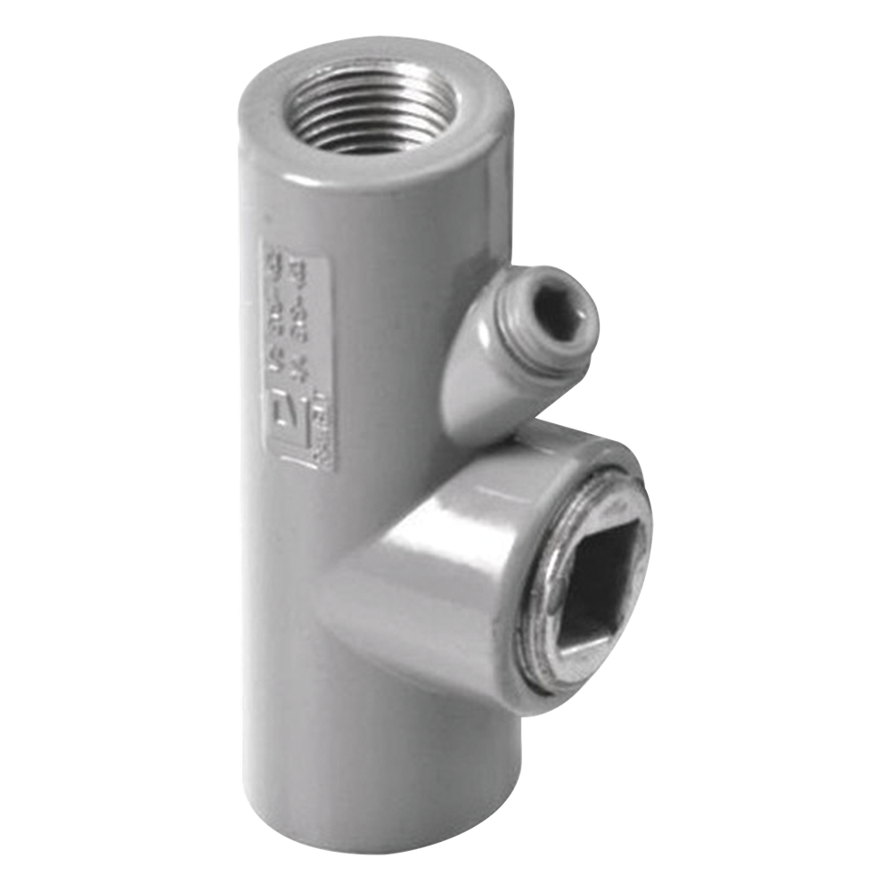 Sello a prueba de explosión Rawelt EYS-04-53, 3/4" aluminio, rosca NPT para tubo conduit rígido
