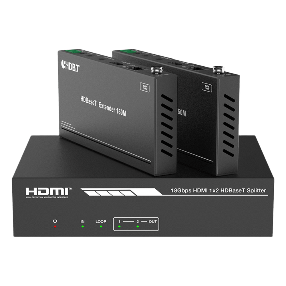 Splitter HDMI HDBaseT EPCOM ProAudio EPP-SPB12H150, HDR, HDR10+, HLG y Dolby, cable requerido CAT6/6a/7